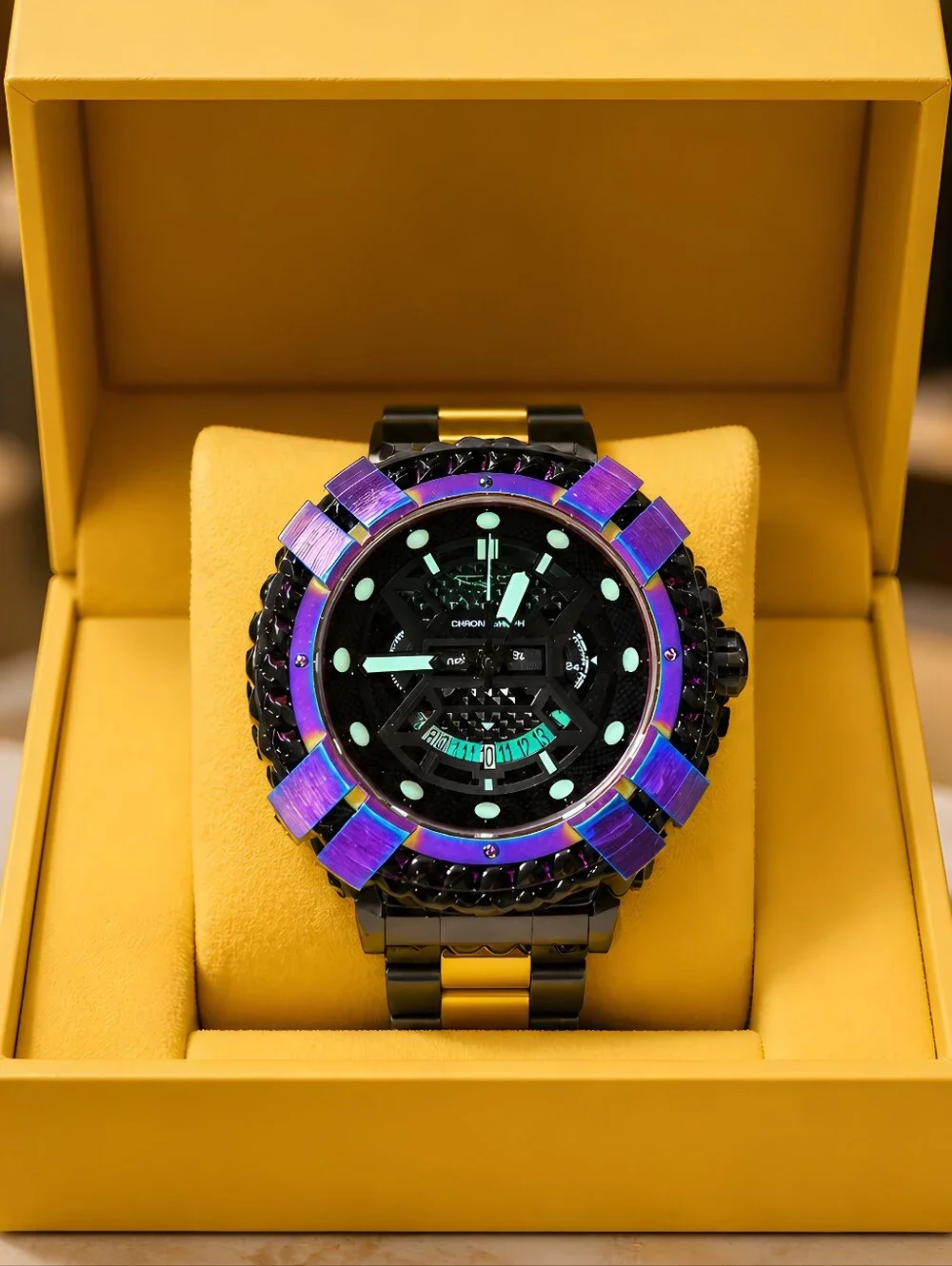 NWT  Invitica Bolt Chronograph Reserved Limited Watch. Purchased May 8th 2023